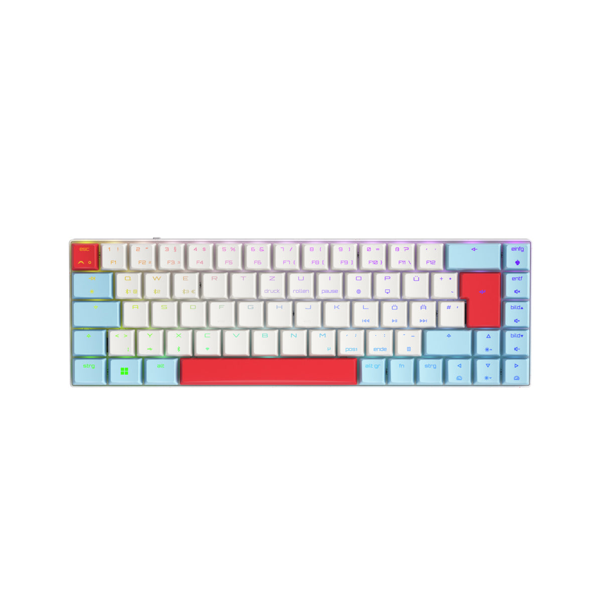 CHERRY MX-LP 2.1 Compact Wireless tangentbord Spela Trådlös RF +