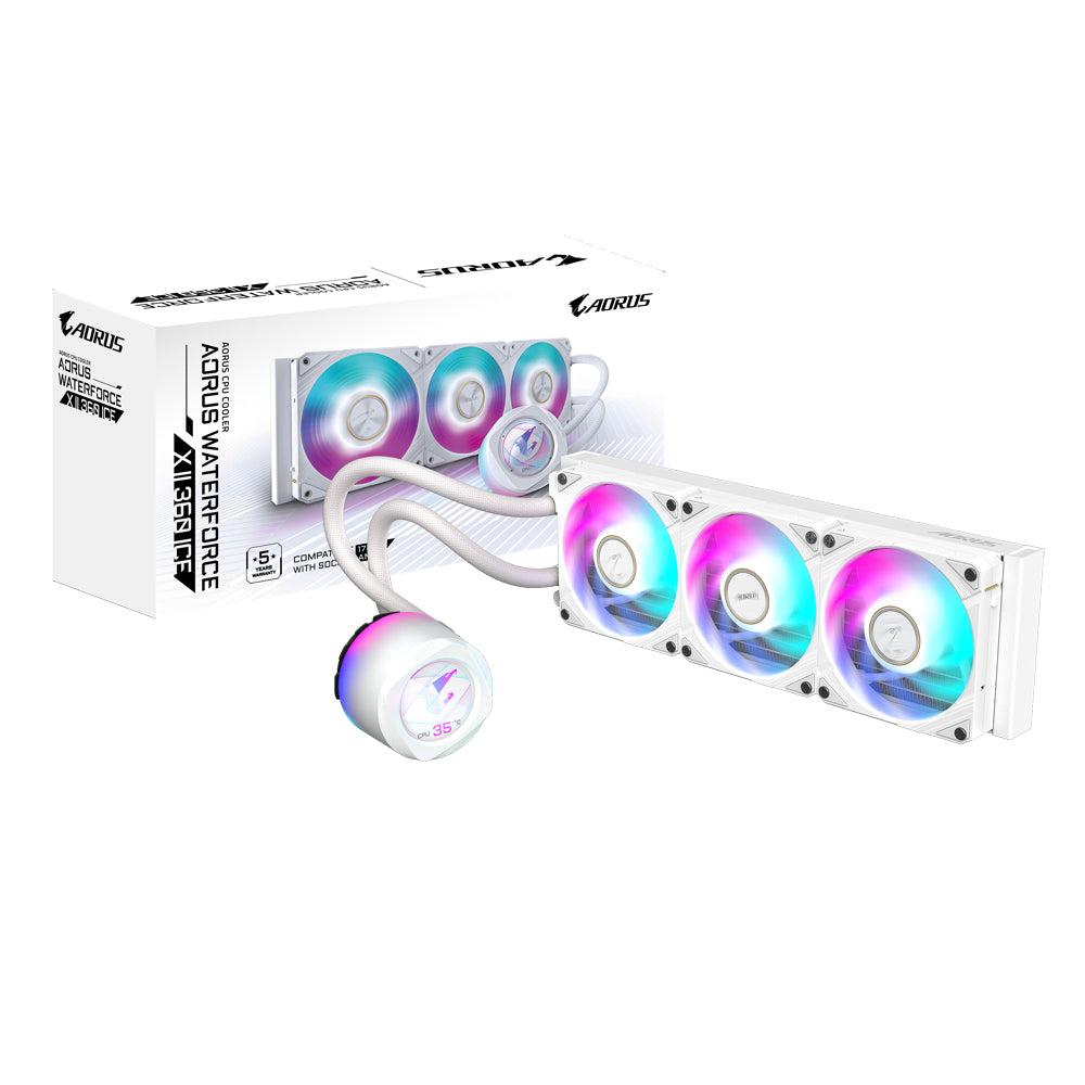 GIGABYTE AORUS WATERFORCE X II 360 ICE Processor Allt-i-ett vätskekylare