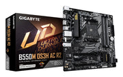 GIGABYTE B550M DS3H AC R2 moderkort AMD B550 Uttag AM4 micro ATX