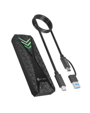 ICY BOX Spade Case 1805 SSD-inkapsling Svart M.2