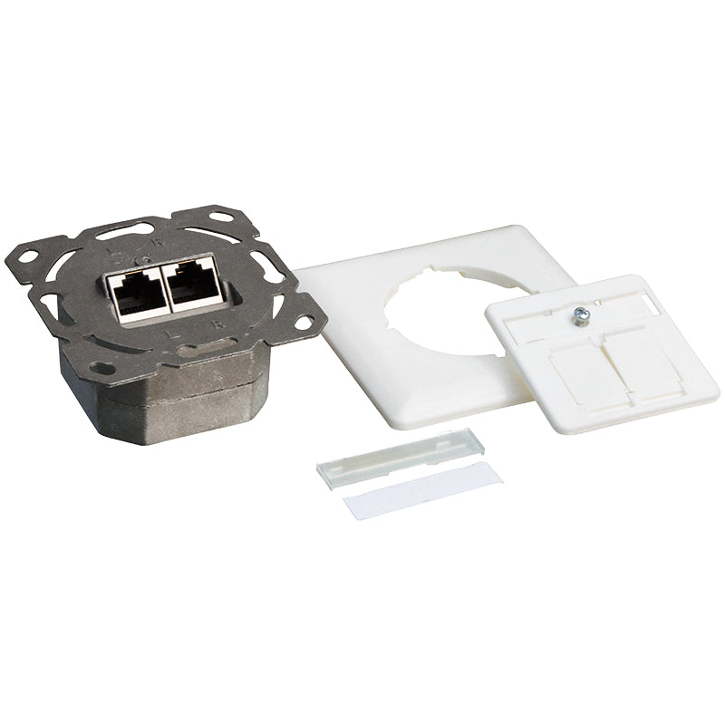 LogiLink NP0123 eluttag RJ-45 Metallisk