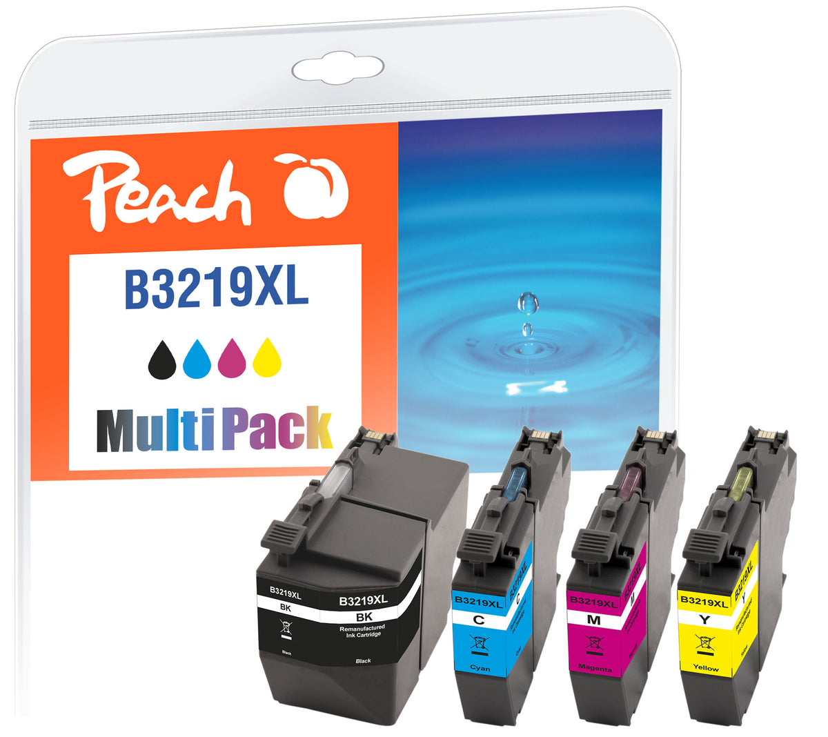 Peach 320287 bläckpatroner Kompatibel Hög (XL) avkastning Svart