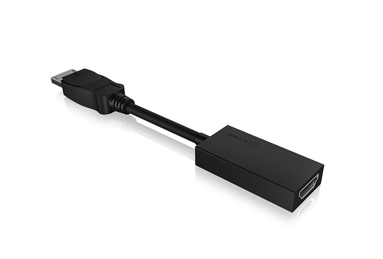 ICY BOX IB-AC508a DisplayPort HDMI Svart