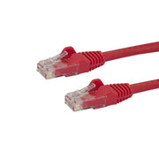 StarTech.com N6PATC10MRD nätverkskablar Röd 10 m Cat6 U/UTP (UTP)