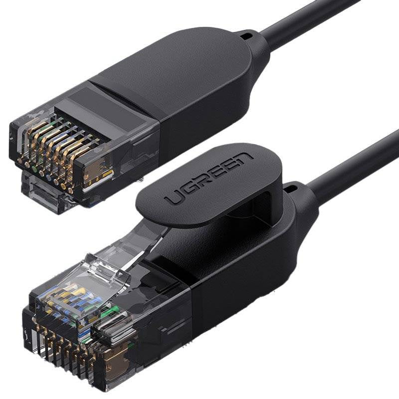 Ugreen 70334 nätverkskablar Svart 2 m Cat6a U/UTP (UTP)