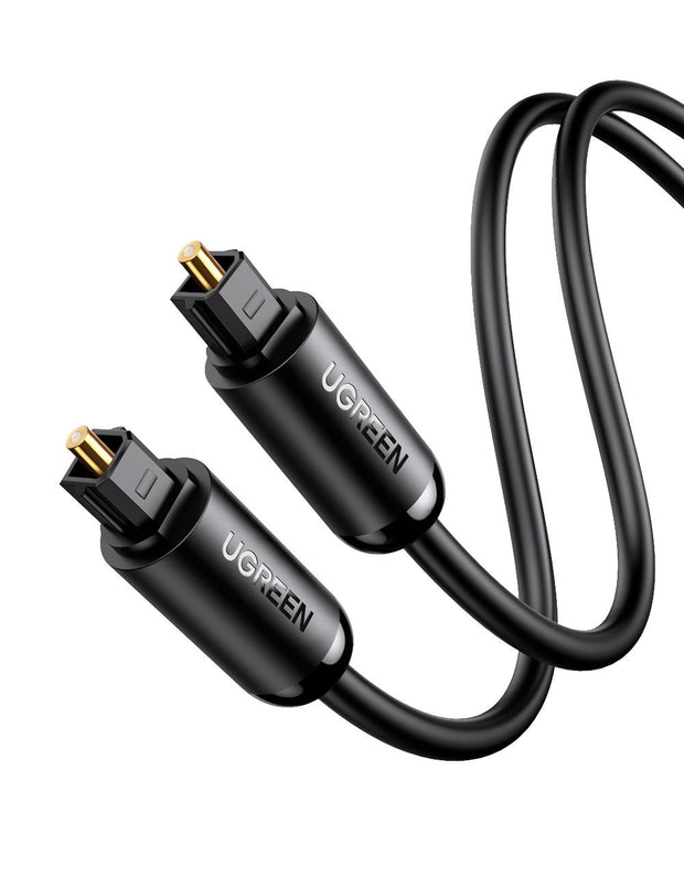 Ugreen 70892 ljudkabel 2 m Toslink Svart ljudkablar