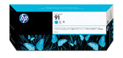 HP 91 775 ml cyan DesignJet-pigmentbläckpatron