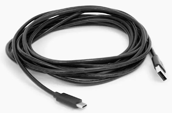 Owl Labs USB-C to USB-A Cable (16'/5M) USB-kablar USB C USB A Svart