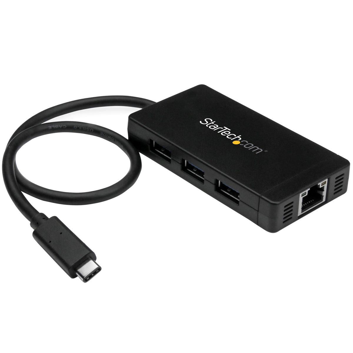 StarTech.com USB-C-hubb med 3 portar och Gigabit Ethernet