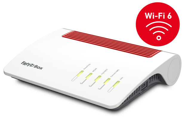Box 7590 AX trådlös router Gigabit Ethernet Dual-band (2,4 GHz / 5 GHz) Vit