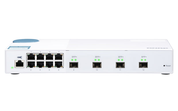 QNAP QSW-M408S nätverksswitchar hanterad L2 Gigabit Ethernet (10/100/1000) Vit