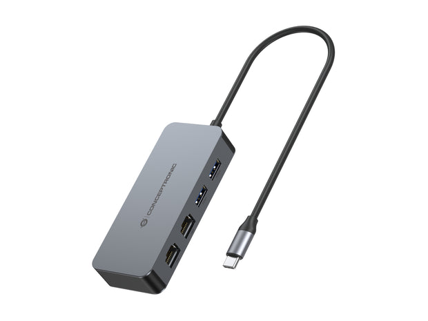 Conceptronic ABBY24G dockningsstationer för bärbara datorer Kabel USB 3.2 Gen 1 (3.1