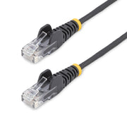 StarTech.com 5 m svart smal CAT6 Ethernet-kabel