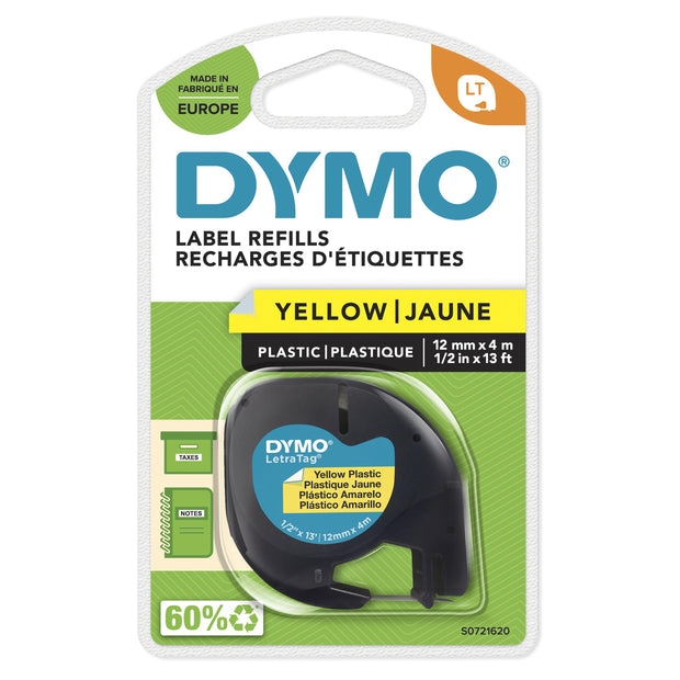 DYMO LetraTag-plastetiketter etikettejp