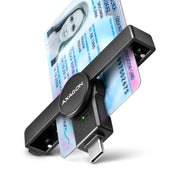 Axagon CRE-SMPC USB-C Smart card/ID card PocketReader läsare smarta kort inomhus USB