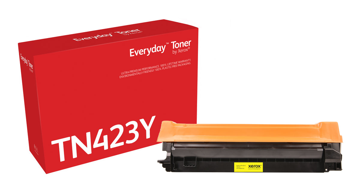 Everyday Gul Toner by Xerox compatible with Brother TN-423Y