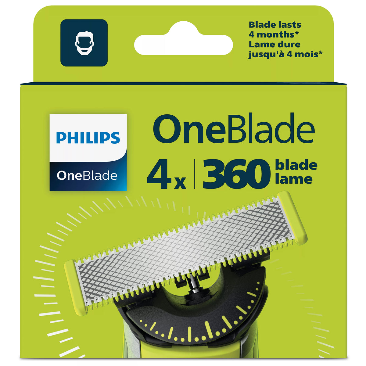Philips Norelco OneBlade OneBlade QP440/50 360-ersättningsblad