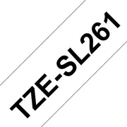 Brother TZE-SL261 etikett-tejp Svart på vitt