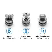 Kensington ClickSafe säkerhetsfästessats för universalspår