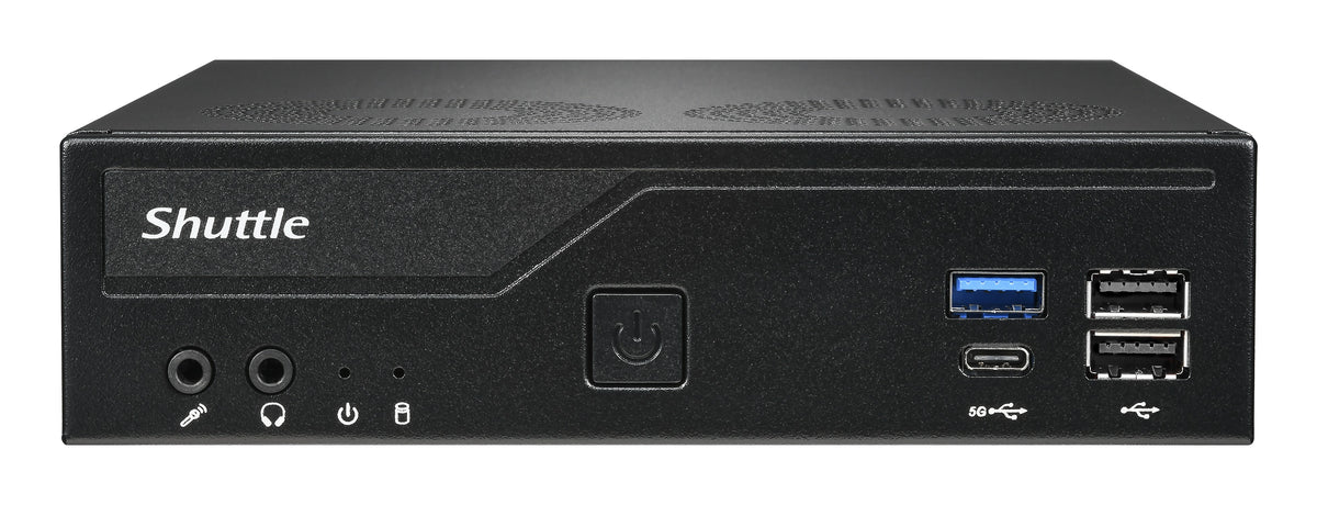 Shuttle XPС slim DH610V2 datorhölje & moderkort 1,35L storlek PC Svart Intel H610