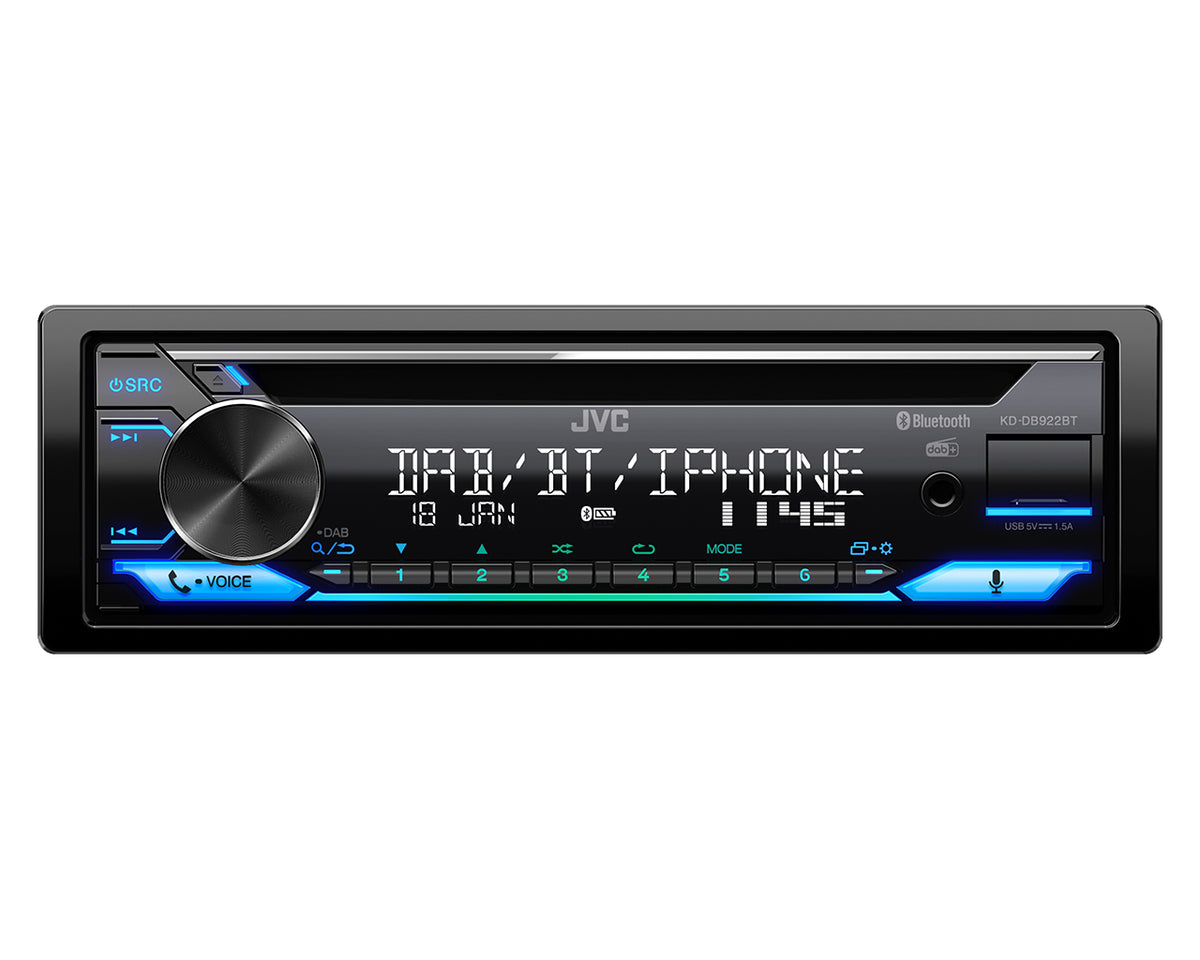 JVC KD-DB922BT Svart 200 W