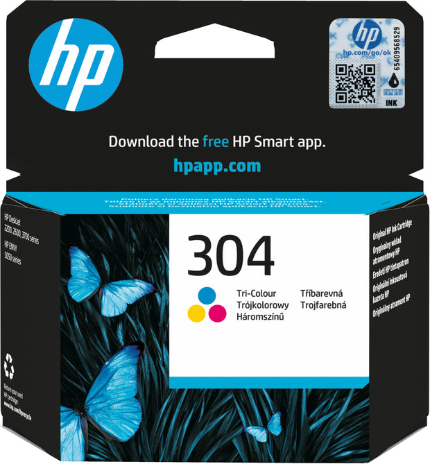 HP 304 trefärgs original bläckpatron