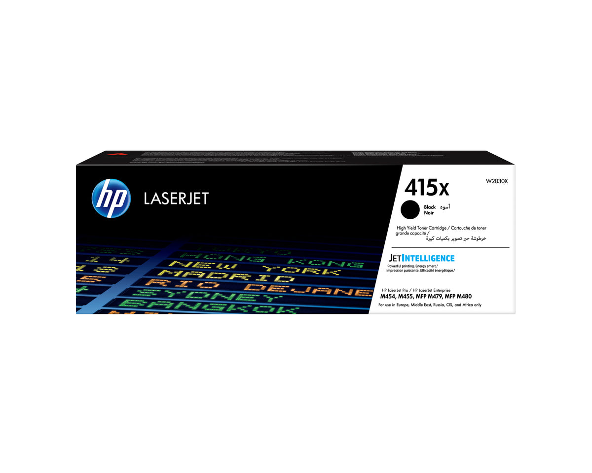 HP 415X svart original LaserJet-tonerkassett med hög kapacitet