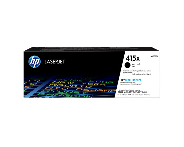 HP 415X svart original LaserJet-tonerkassett med hög kapacitet