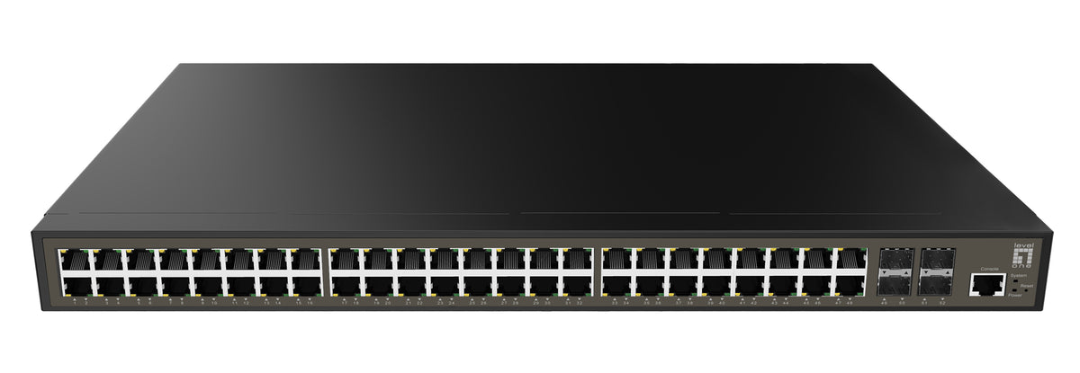 LevelOne GEL-5271 nätverksswitchar hanterad L2+ Gigabit Ethernet (10/100/1000) 1U