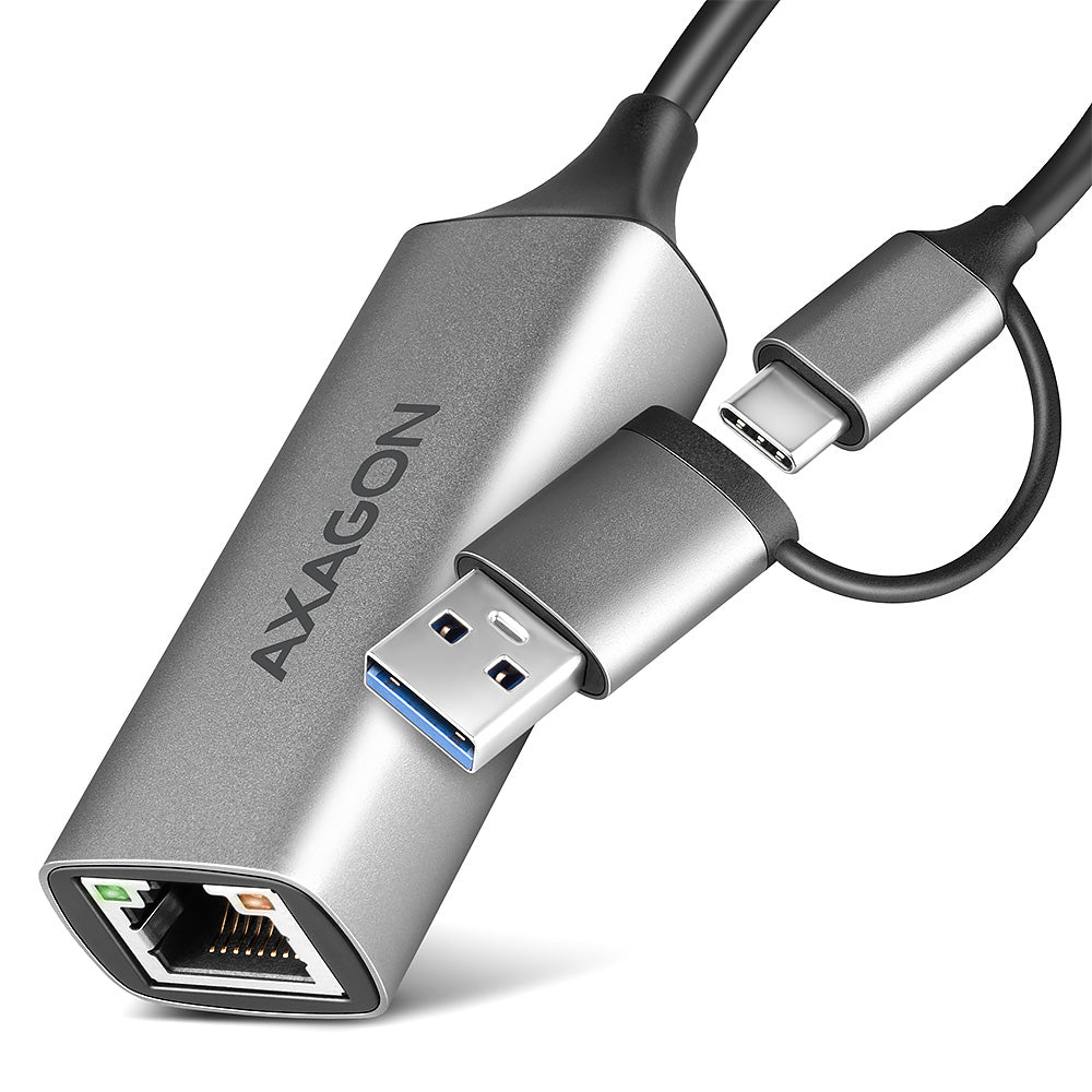 Axagon ADE-TXCA Gigabit Ethernet Adapter USB-C+ USB-A