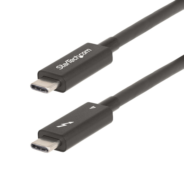 StarTech.com A40G2MB-TB4-CABLE Thunderbolt-kablar 2 m 40 Gbit/s Svart