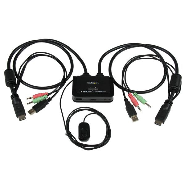 StarTech.com SV211HDUA KVM-switchar Svart
