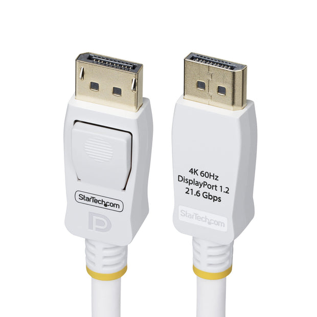 StarTech.com 3 m vit VESA-certifierad DisplayPort 1.2-kabel