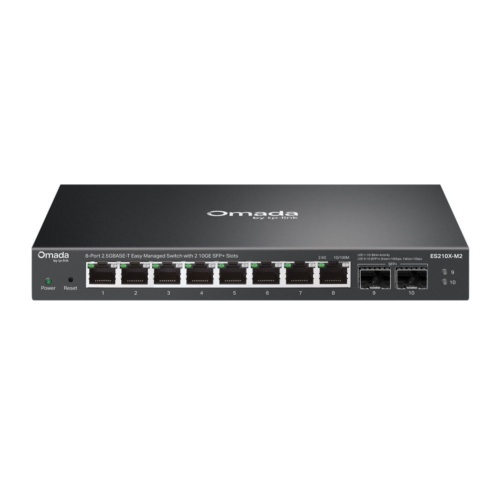 TP-Link ES210X-M2 nätverksswitchar hanterad 2.5G Ethernet (100/1000/2500)