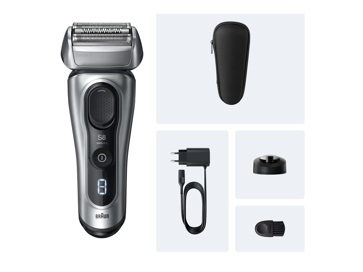 Bild 1 av 2: Braun Series 8 8617s Barbermaskine Grå Grå - Art.nr 554404