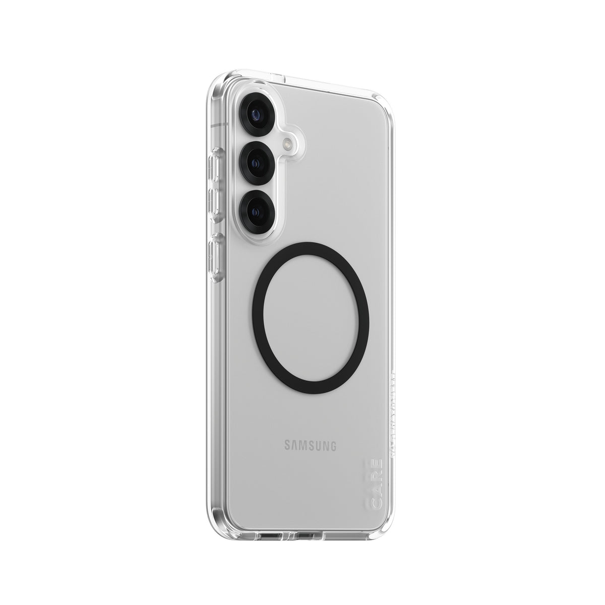PanzerGlass CARE by Urban Combat Case Transparent w. Black Qi Compatible Samsung
