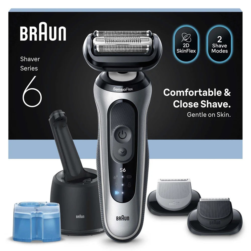 Braun Series 6 62-S7650cc Folierakapparat Trimmer Silver