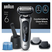 Braun Series 6 62-S7650cc Folierakapparat Trimmer Silver