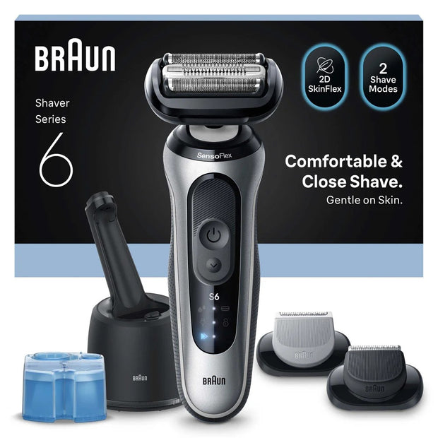 Braun Series 6 62-S7650cc Folierakapparat Trimmer Silver