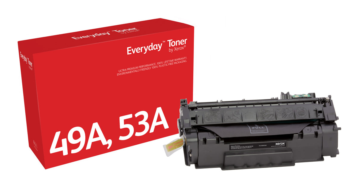 Everyday Svart Toner by Xerox compatible with HP 49A 53A (Q5949A/ Q7553A)