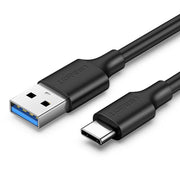 Ugreen 20882 USB-kablar USB 3.2 Gen 1 (3.1 Gen 1) 1 m USB A USB C 15 W Svart