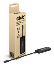 CLUB3D CSV-1554 dockningsstationer för bärbara datorer USB Type-C Svart