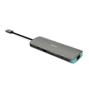 i-tec Metal C31NANODOCKLANPD dockningsstationer för bärbara datorer Kabel USB 3.2