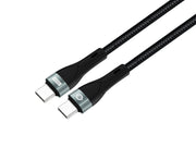 Conceptronic ETTA01B12 USB-kablar USB 2.0 1,2 m USB C 0,48 Gbit/s 100 W Svart