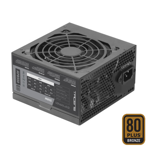 Tacens APB550B strömförsörjningsenheter 550 W 20+4 pin ATX Svart