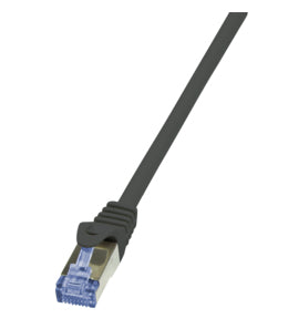 LogiLink 3m Cat7 S/FTP nätverkskablar Svart S/FTP (S-STP)