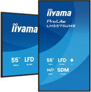 iiyama LH5575UHS-B2AG skyltställ Platt skärm för digital skyltning