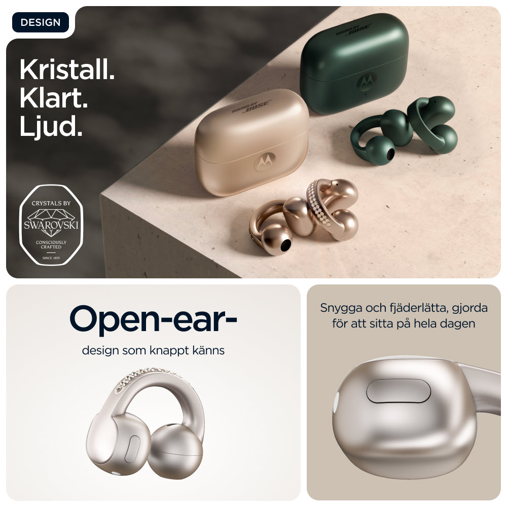 Motorola moto buds loop Headset Trådlös Öronklämma Samtal/musik/sport/vardag