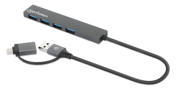 Manhattan 181006 dockningsstationer för bärbara datorer USB 3.2 Gen 1 (3.1 Gen 1)