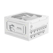 MSI MAG A1000GL PCIE5 WHITE strömförsörjningsenheter 1000 W 24-pin ATX Vit